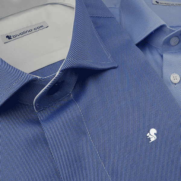 Egyptian cotton two-fold shirts for men