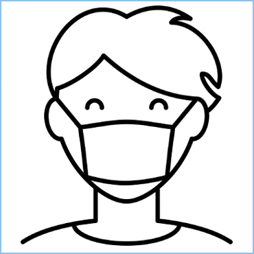 Masque Visage et masque facial Covid-19 Coronavirus