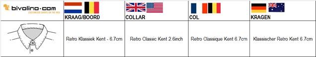 Retro Classic Kent Collar
