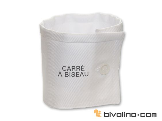 poignet carré à biseau 