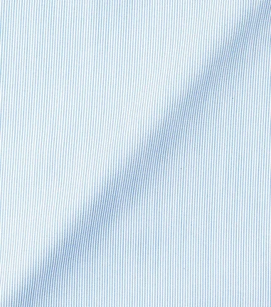 DOCRA - Popeline Rayé marine milleraie