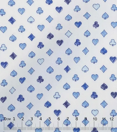 CUORI - Print motif coeur - bleu