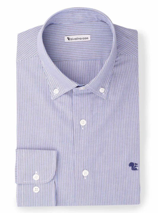 BOLECHI - Poplin black striped shirt - Bolis 3