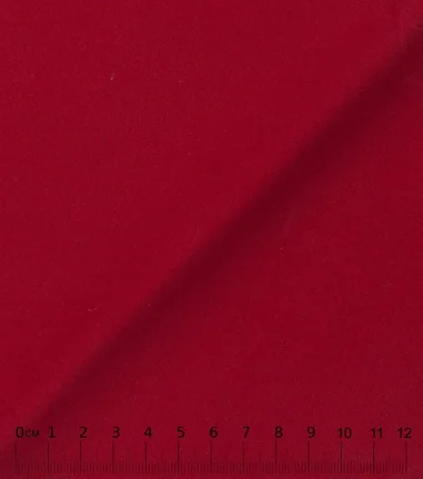 OLDIE - Twill lourd rouge-vif cot-mix 
