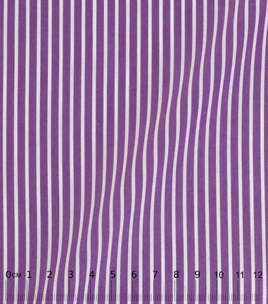 CIFRA - Popeline Rayé mauve