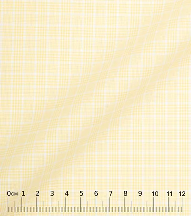 DARCI - Twill à carreaux jaune 