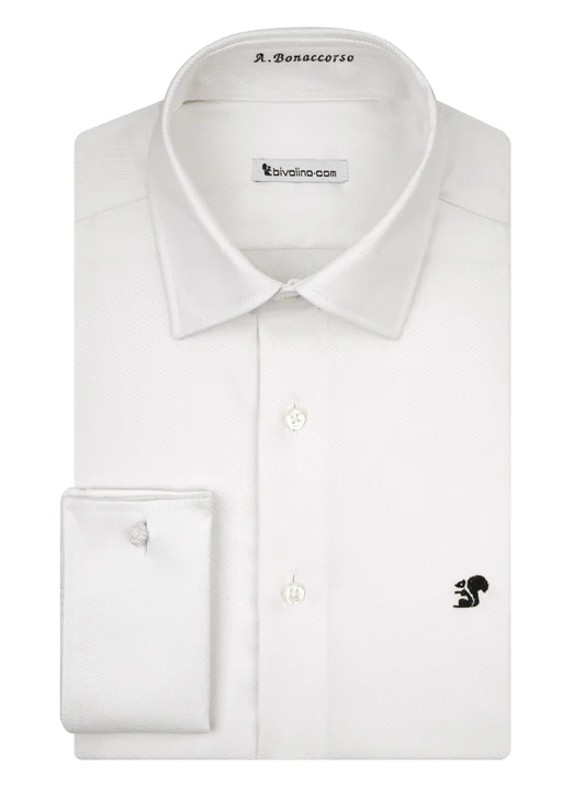 ALBERTO - Twill Ivory shirt - CANCLI 5
