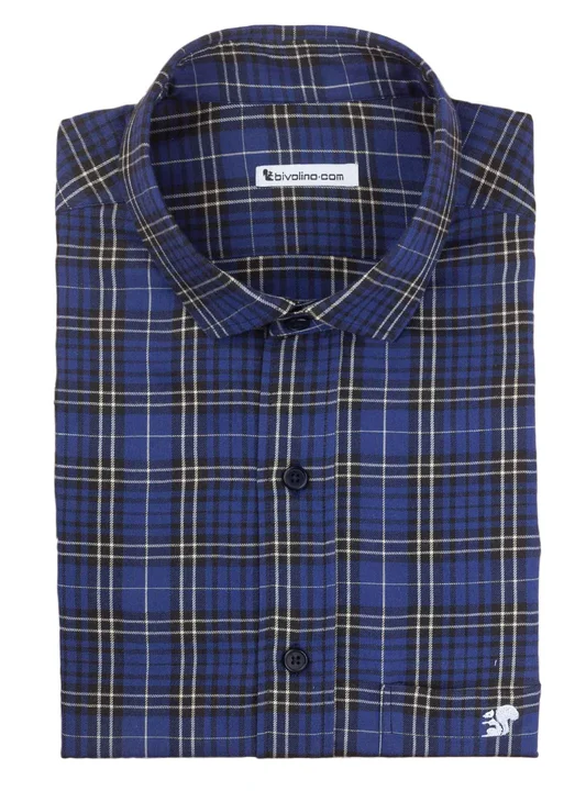LODI - Flanel  Tartan Check tailored men shirt - LICO 1 - TARTAN
