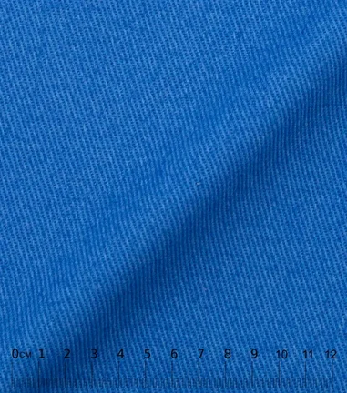 FOC -  gabardine lourd 100% coton bleu cobalt -soft touch 