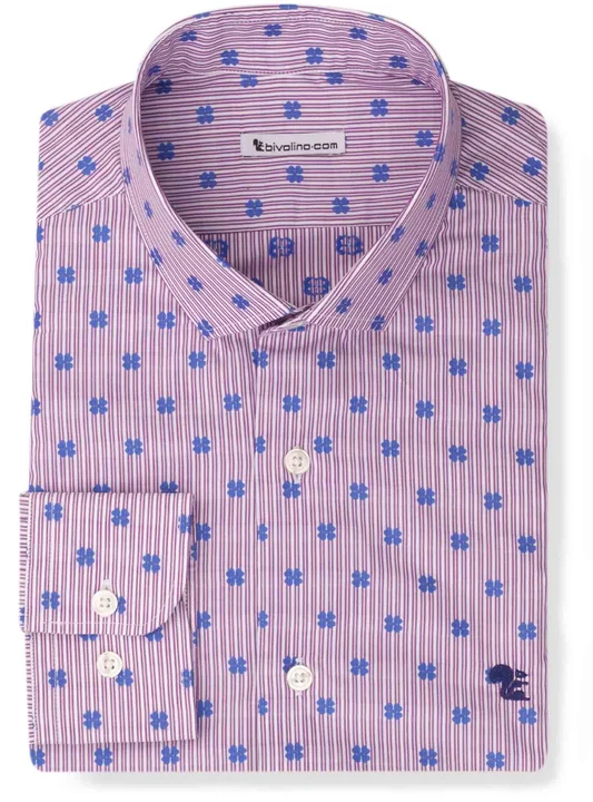 AMPIONINI - dobby jacquard shirt - Ampio 3