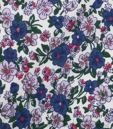 FIORE - Print motif fleurs - lila-mauve