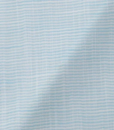 NEON - Lin bleu-turquoise rayure