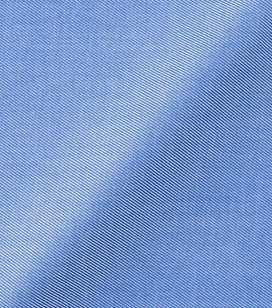 LEILI - Twill uni bleu double retors