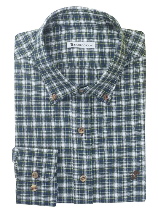 FROSINONE - Flannel  Tartan Check men shirt - PARA 1 - TARTAN 