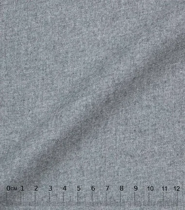 FLANEL -  Flanelle uni gris fonce twill