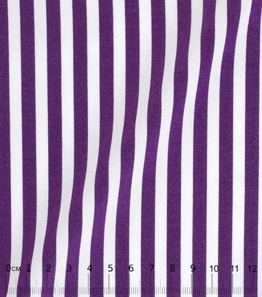 MAGE - twill rayé mauve - rayure transat