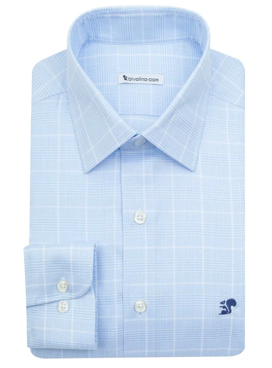 SIENA - Prince of Wales 2fold men shirt - INDUO 1