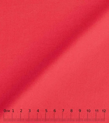 MARCO - Popeline uni rouge