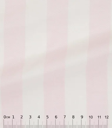 FINRAYE - rayure transat large en coloris rose-blanc 