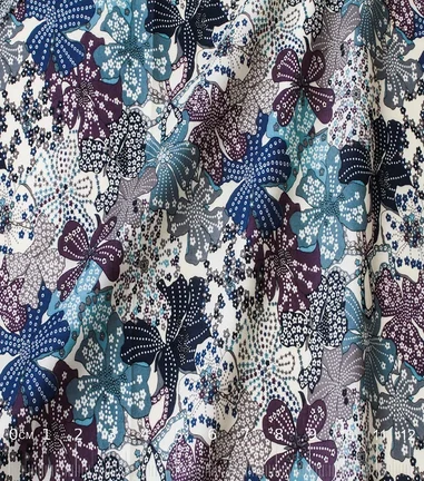 LIBERTY - fleurs et paisley  tana lawn