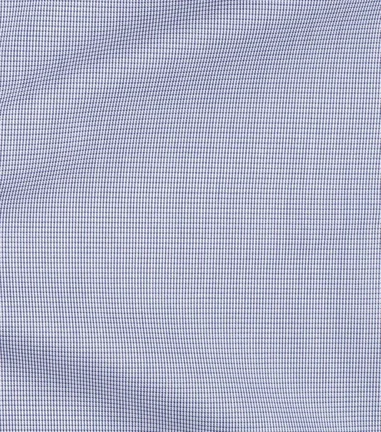 CARO - popeline carreaux vichy bleu marine