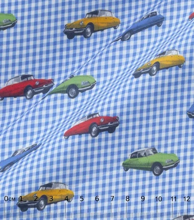 Citroen-DS  - dessin imprimé  Citroën