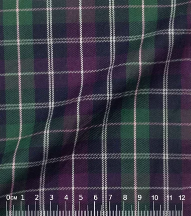 SCOTT  -  coton zephyr carreaux d'été tartan