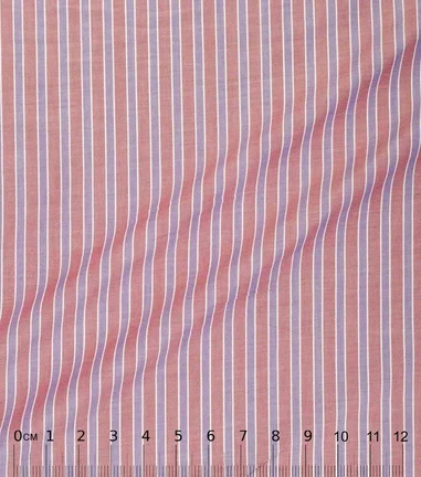 FINSTRI -  rayure rouge-mauve