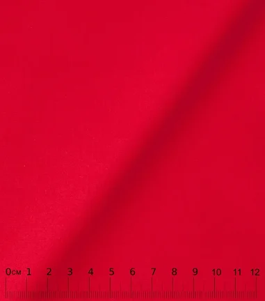 BORA - popeline cot-polyester rouge vif