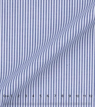 BOREO - Rayures bengale bleu roi  cot-pes mix 