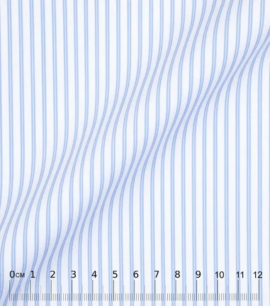 WINDY - bleu rayure bengale double retors
