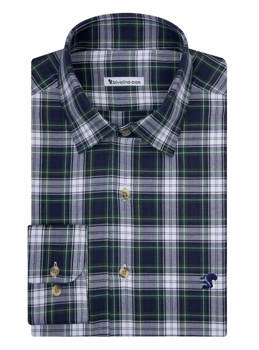ADINO - Flannel  Tartan Check shirt - PARA 1 - TARTAN 