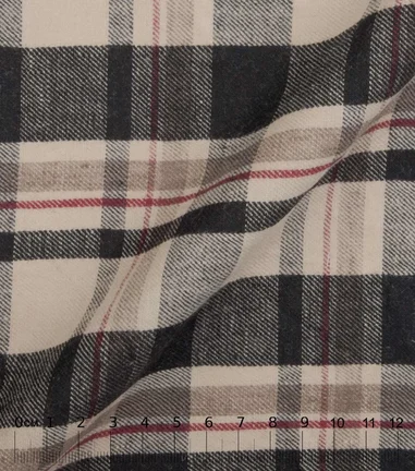 PARA - Carreaux flanelle beige