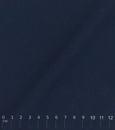 KIRI - popeline lourd uni navy cot-mix