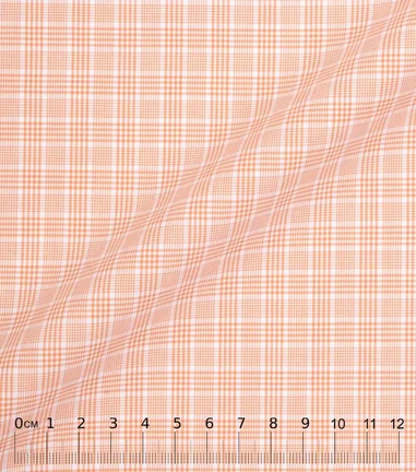 DARCI - Twill à carreaux orange