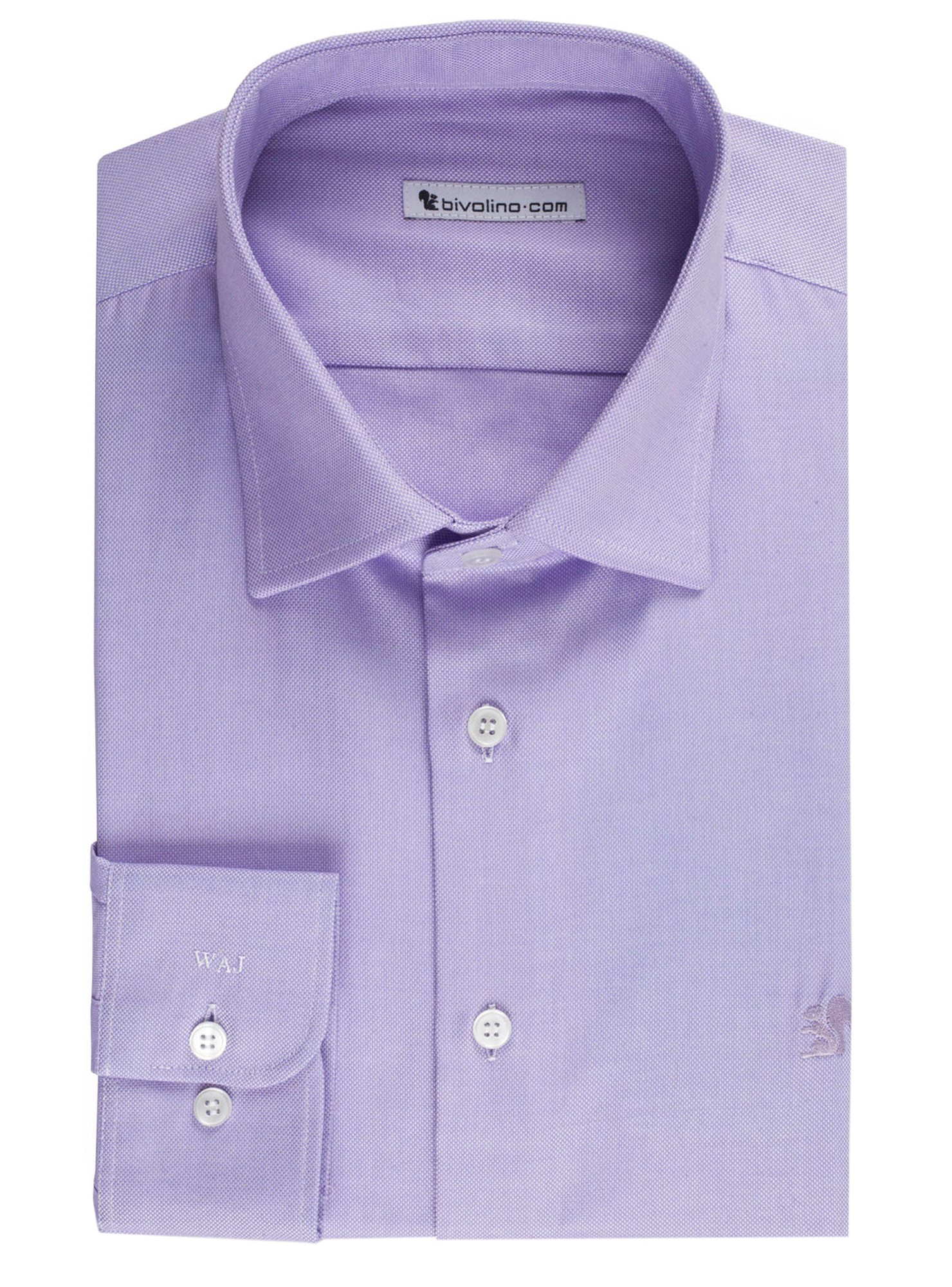 Cizzolo - shirt royal oxford lilac - Laba 6 Clifton 
