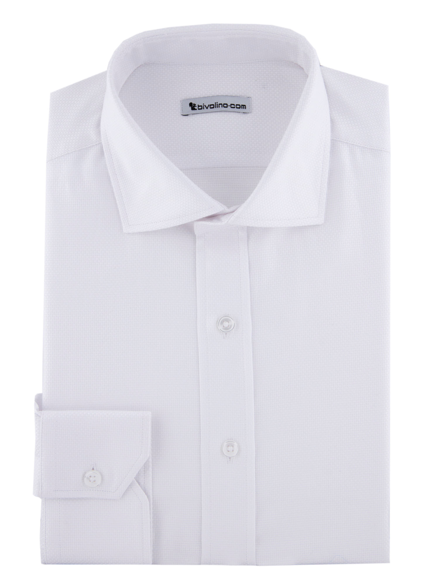 ORGIANO - Camicia oxford bianca royal dobby - BEDFORD 1