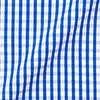 DOCRA - Blue gingham  check poplin