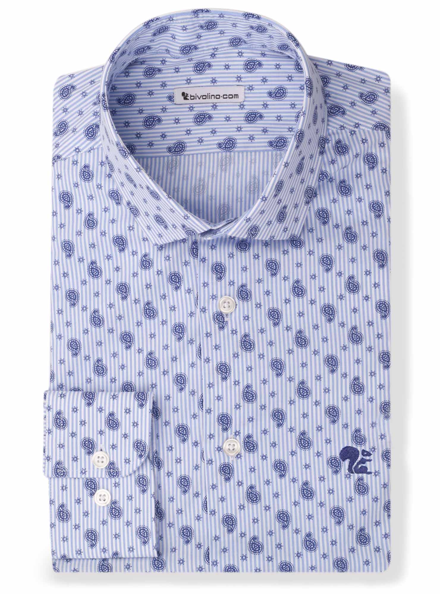 ROSINI - paisley print design shirt - Rosin 2