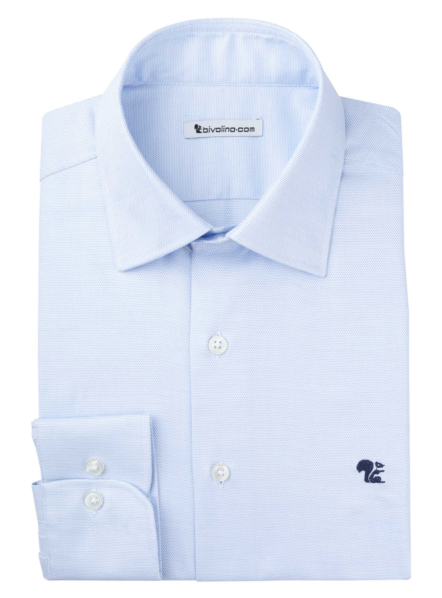 BOLZANNO - Camicia uomo dobby oxford - ROYAL PANAMA 3-REPTON