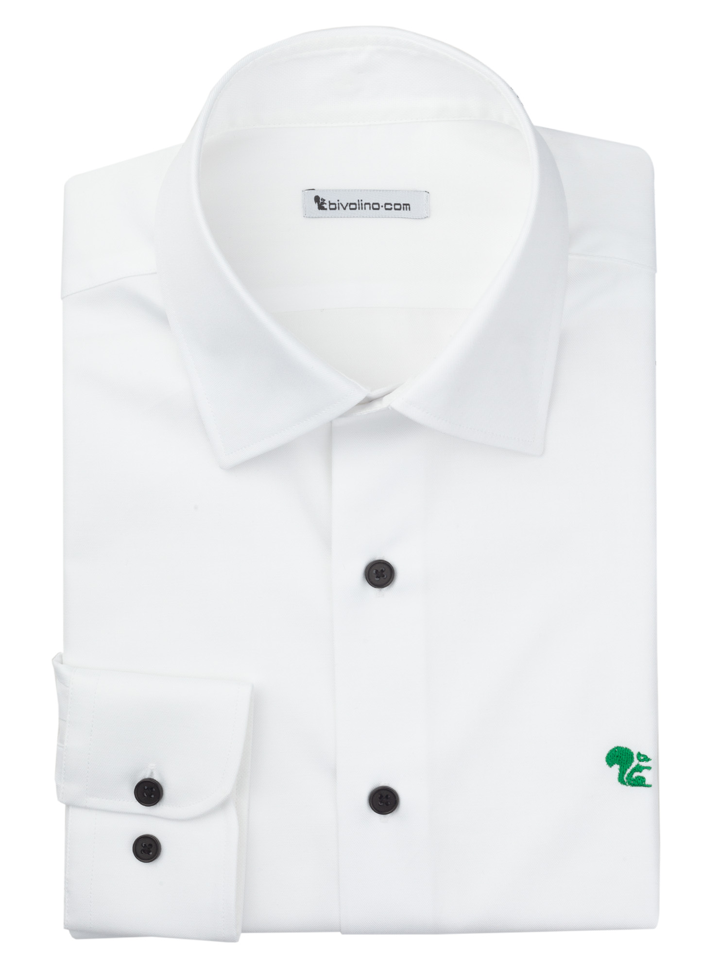 BENEVENTO - camisa de sarga blanca para hombre - RIBU 1-THOMAS MASON