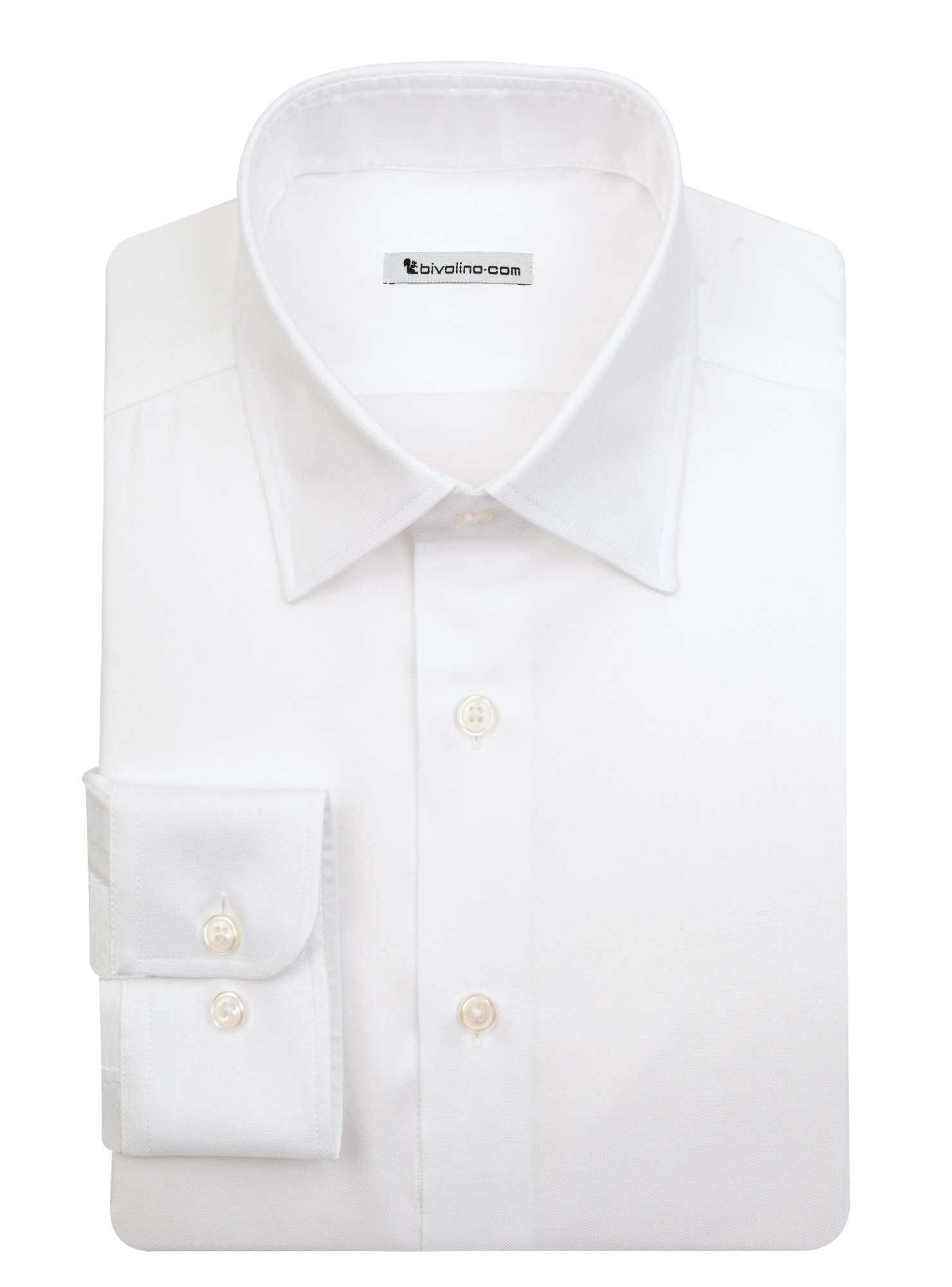 TREVISO - Oxford de algodón blanco real camisa de hombre - LABA 2 