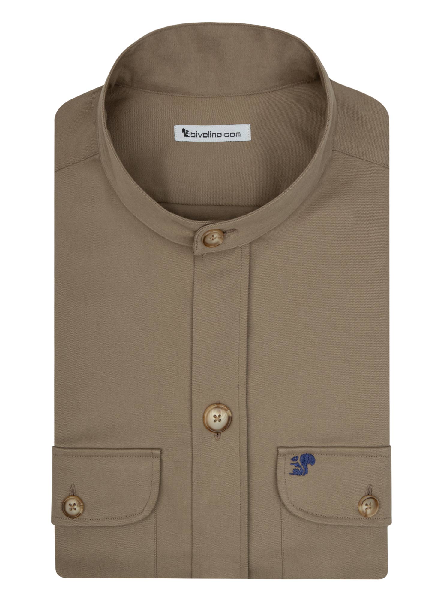 ABONDIO -  tailored men overshirt - SHACKET-COTON-STRETCH 2
