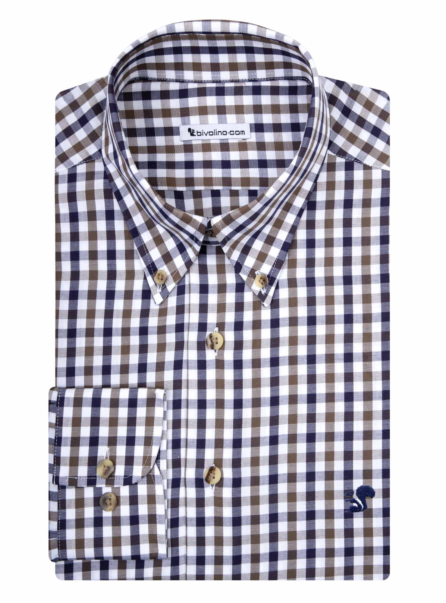 ADIMIRO - cuadros de franela escoceses de invierno camisa de hombre - POLIN 1