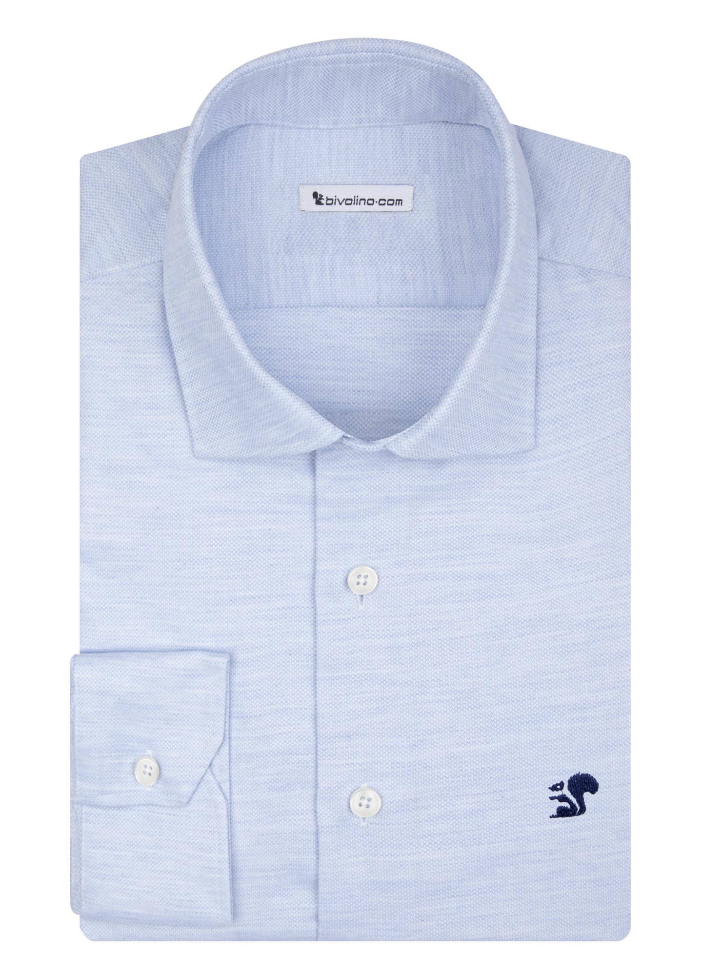 ALBIONTE - Light bleu poplin shirt - MARCO 19