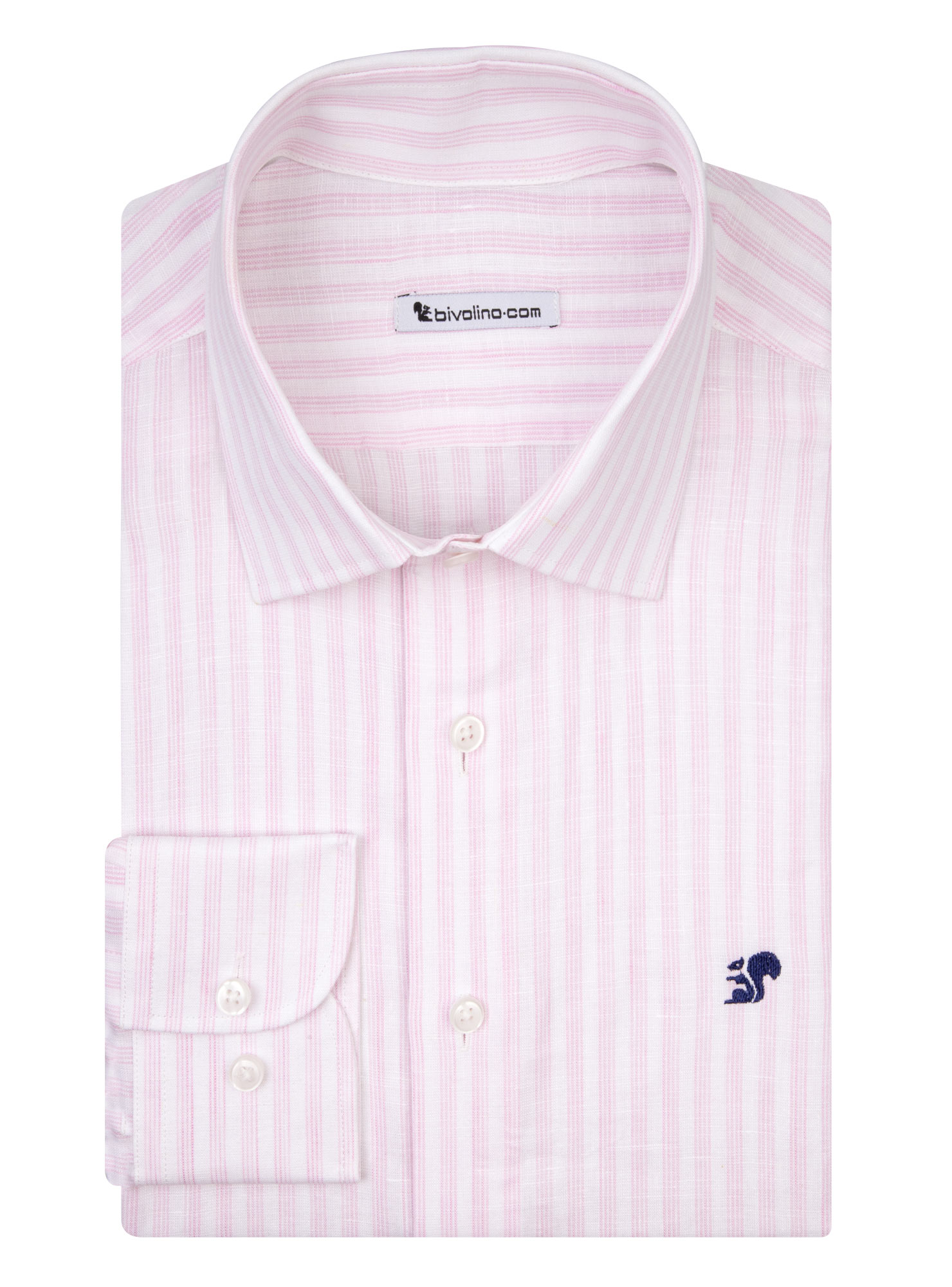 ALDO - chemise Lin rose rayure - NEON 10